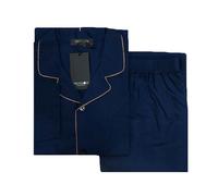 Trussardi Pigiama da Uomo in Cotone Tessuto Aperto Avanti TN6052 S96