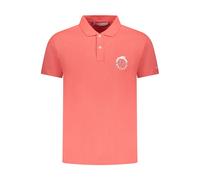 Trussardi Pink Cotton Men Polo Shirt - S