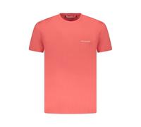 Trussardi Pink Cotton Men T-Shirt - S