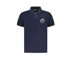 Trussardi - Polo in Cotone Blu - - Tops - Uomo - Blu - S