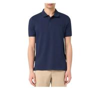 Trussardi - Polo Slim Fit in Piquet Stretch - - Tops - Uomo - Blu - M