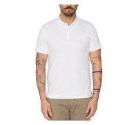 Trussardi - Polo-Stretch Piquet - - Tops - Uomo - Bianco - 3XL
