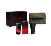 Trussardi - Primo COFANETTO Primo Contemporary - Eau de Parfum + Shampoo Doccia + Beauty Case - Eau de parfum uomo,Cofanetti profumo uomo,Bagnoschiuma