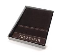 Trussardi Ribbon Coppia spugna set 1+1 ospite+asciugamano, (Coffee)
