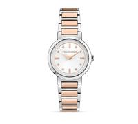Trussardi T-Bridge - Orologio Donna Bicolore Silver Rose Gold (R2453171505)