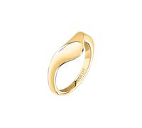 Trussardi T-Design TJAXA07012 - Anello da donna in acciaio dorato, Lega di acciaio
