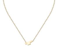 TRUSSARDI T-Logo Collana Donna in Acciaio, Zirconi - TJAXC10