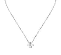 TRUSSARDI T-Logo Collana Donna in Acciaio, Zirconi - TJAXC14