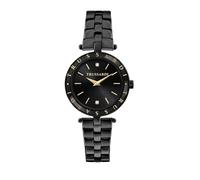 Trussardi T-Shiny - Orologio da donna, solo ora, 2H, analogico, 34 mm, nero, bracciale