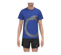 Trussardi - T-Shirt Basic Logo Ouroboro - - Tops - Uomo - Blu - XL