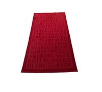 Trussardi Telo Mare in Spugna di Puro Cotone 95 x 180 cm Art. Surface - Bordeaux