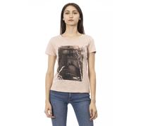 Trussardi, ,Tops ,Donna ,Beige ,XL Action Cotton T-Shirt
