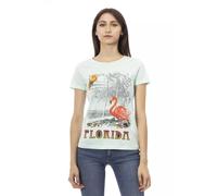 Trussardi, ,Tops ,Donna ,Bianco ,L Action T-Shirt