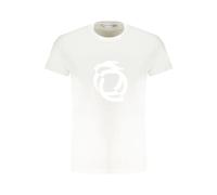 Trussardi, ,Tops ,Donna ,Bianco ,L T-shirt in Cotone con Stampa Logo