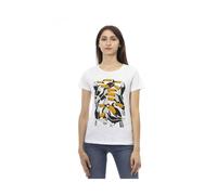 Trussardi, ,Tops ,Donna ,Bianco ,S T-shirt Action a maniche corte