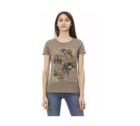 Trussardi, ,Tops ,Donna ,Marrone ,M Action Short Sleeve Tee