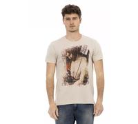 Trussardi, ,Tops ,Uomo ,Beige ,XL Action T-Shirt