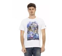 Trussardi, ,Tops ,Uomo ,Bianco ,2XL Action T-Shirt a Maniche Corte