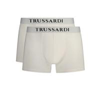 Trussardi, ,Underwear ,Uomo ,Bianco ,L Bianco Cotton Boxer Short