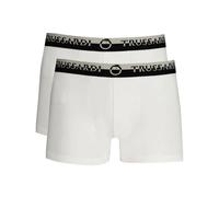 Trussardi, ,Underwear ,Uomo ,Bianco ,XL Boxer in Cotone Bianco Vita Elastica