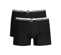 Trussardi, ,Underwear ,Uomo ,Nero ,2XL Boxer in Cotone Nero Vita Elastica