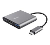 Trust 23772 USB-Hubs, Schnittstellen-Verteiler USB-C® (USB 3.1) Multiport Hub A