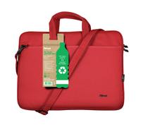 TRUST - 24449 - Borsa per notebook - Bologna - ecocompatibile - da 16" - rosso - Trust - 93707 - Conf. da 1 Pz.