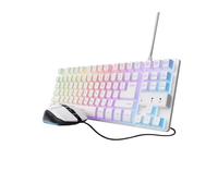 Trust 25795 tastiera Mouse incluso Gaming USB QWERTY Italiano Bianco Trust
