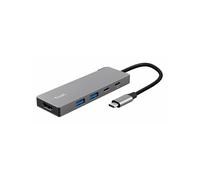 Trust 26062 Dalyx Hub combinato USB Grigio