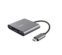 Trust Dalyx USB 3.2 Gen 1 (3.1 Gen 1) Type-C Alluminio, Nero