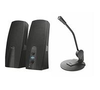 Trust Almo Set di Altoparlanti 2.0 USB con Potenza di Picco di 10 W, Nero [nuovo