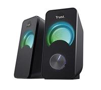 Trust Arys Compact RGB 2.0 Set Altoparlanti LED Illuminato, 12 W, Nero