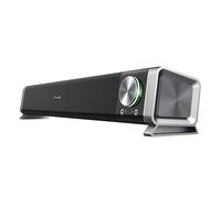 Trust Asto Soundbar PC, Casse 12 W, Jack 3,5 mm, Alimentazione USB, Nero | Barra Audio Compatta, Altoparlanti per Computer Portatile Laptop Smart TV