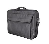Trust Atlanta Borsa per Laptop Fino a 15,6 con Tracolla per Viaggio, Nero | Tasche per Accessori, Custodia per Lavoro Ufficio Scuola