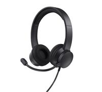 Trust HS-260 Auricolare Cablato Passanuca Ufficio USB tipo A Nero