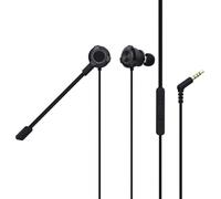 Trust GXT 406 Pine Auricolari Gaming Con FIlo per Nintendo Switch PS5 PS4 Xbox Telefono Android, 3.5 mm, Cuffie In Ear Gaming con Microfono Rimovibile, Controllo Integrato, Custodia Inclusa, Nero