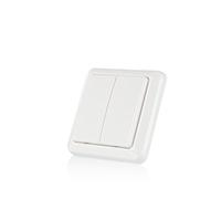 Trust AWST-8802 Doppio Interruttore da Muro Senza Fili, Bianco