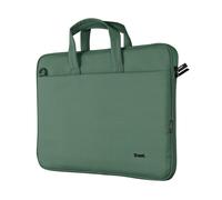 Trust Bologna Sustainable Slim Laptop Bag 16 Inch with Shoulder Strap, Eco Bag,