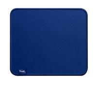 Trust Boye Tappetino per Mouse 250 x 210 x 3mm, Blu | Materiali Riciclati, Fondo Antiscivolo, Bordo con Cuciture, Lavabile in Lavatrice, Ufficio per Lavoro