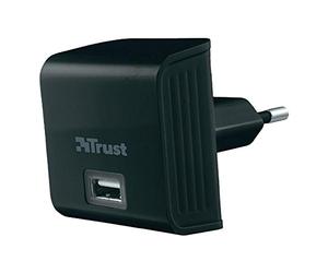 Trust Caricabatteria da Muro USB, 12W, Nero