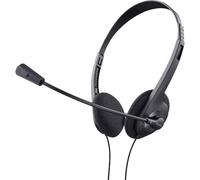Trust 24659 cuffia e auricolare Cablato A Padiglione Musica e Chiamate Nero