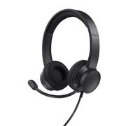 Trust HS-260 Auricolare Cablato Passanuca Ufficio USB tipo A Nero