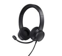 Trust HS-260 Auricolare Cablato Passanuca Ufficio USB tipo A Nero