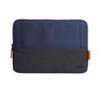 CUSTODIA UNIVERSALE TRUST LISBOA 25123 SOFT SLEEVE COLORE NERO/BLU - PER TABLET/LAPTOP FINO A 13,3