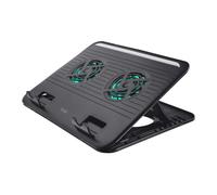 Trust Cyclone Supporto per Laptop con 2 Ventole di Raffreddamento