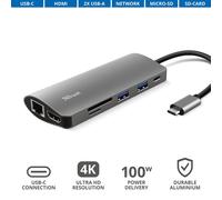 Trust Dalyx scheda di interfaccia e adattatore Interno HDMI, RJ-45, USB 3.2 Gen 1 (3.1 Gen 1)