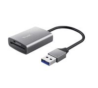Trust Dalyx Lettore Rapido di Schede USB, USB 3.2 Gen 1 veloce con connettore USB-A, 104 MB/s, (micro) SD, SDHC e SDXC fino a 2 TB, PC/ Laptop/ Macbook/Chromebook
