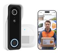 Trust DOORCAM-3000 Nero, Bianco