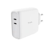 Trust Caricatore Maxo 65W 2P Usb-C Bianco