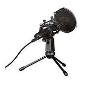 Trust Gaming GXT 241 Velica Microfono Streaming USB con Treppiede e Filtro Pop, Microfono a Condensatore per Canto, Podcast, Streaming, Voce, YouTube, Twitch, PC/Laptop